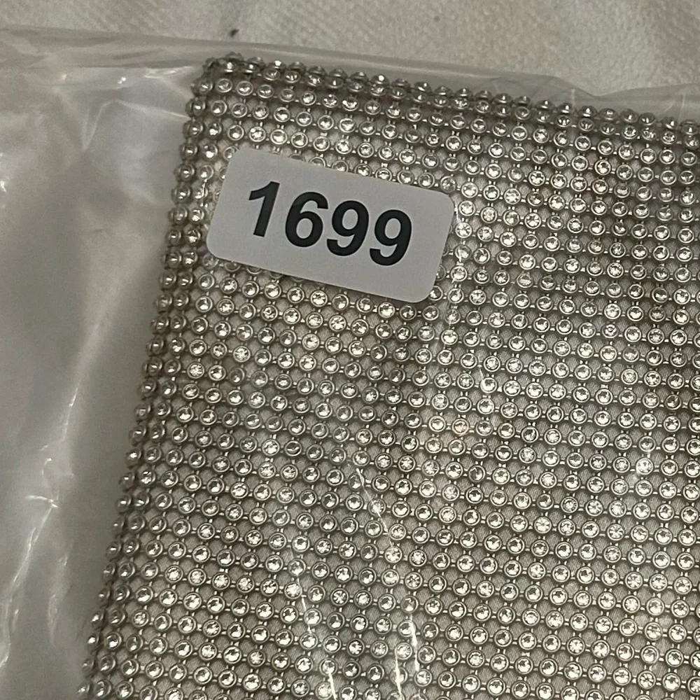 Jessica McClintock Gold Isa Crystal Clutch Bag 51699